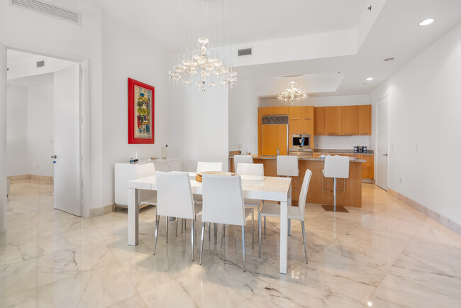 Formal Dining Room w/ Credenza - 15901 Collins Ave