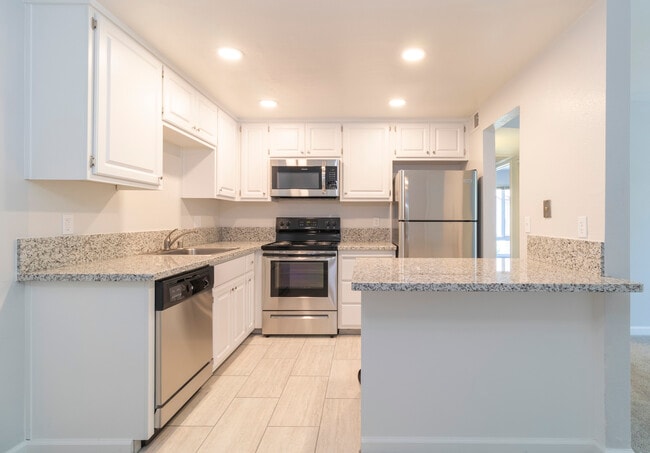 2 Bedroom Kitchen- Grey Tone - Eastwood Apartments