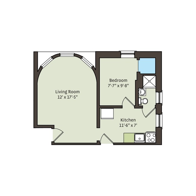 Floorplan - 5405-5407 S. Woodlawn Avenue