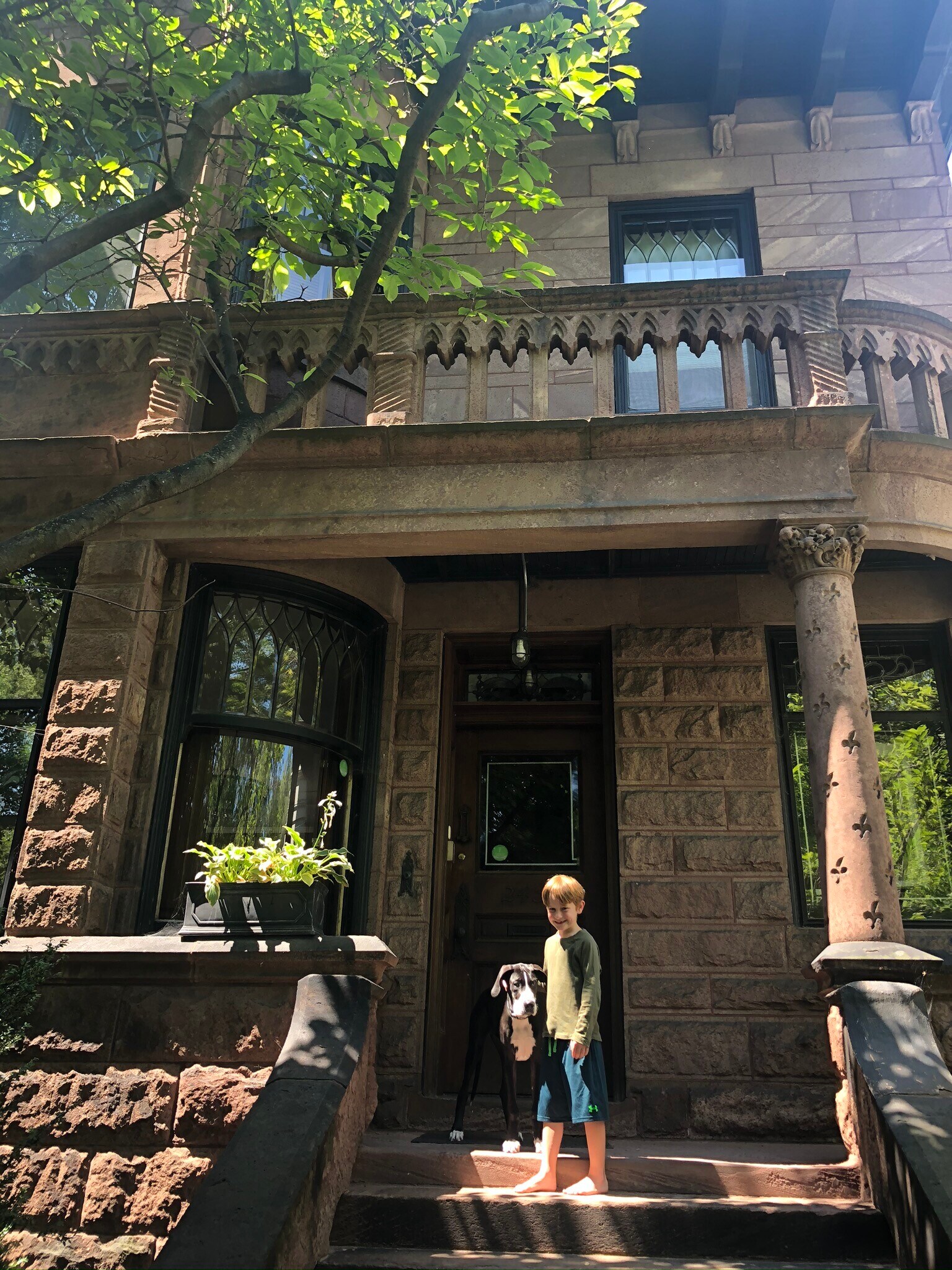 front of historic brownstone - 2434 N. Orchard St.