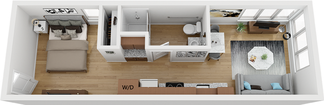 Studio | 1 Bath - Division Street Lofts