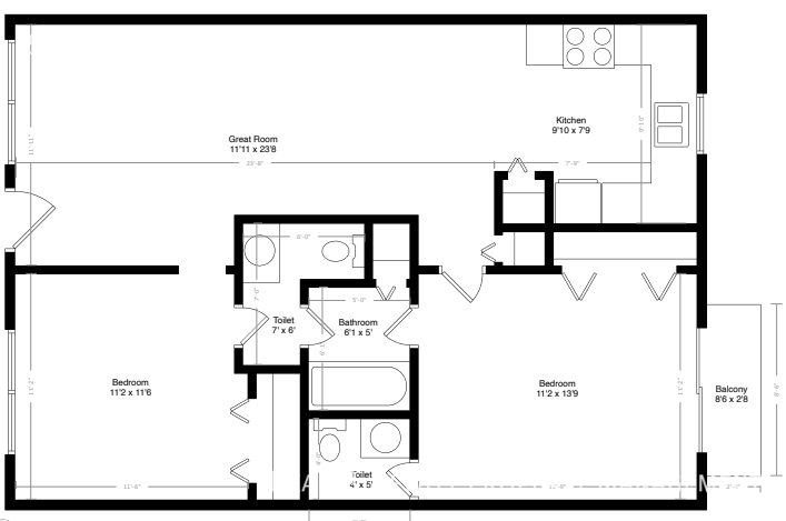 Building Photo - 2 Bed/1 Bath - Unit B304
