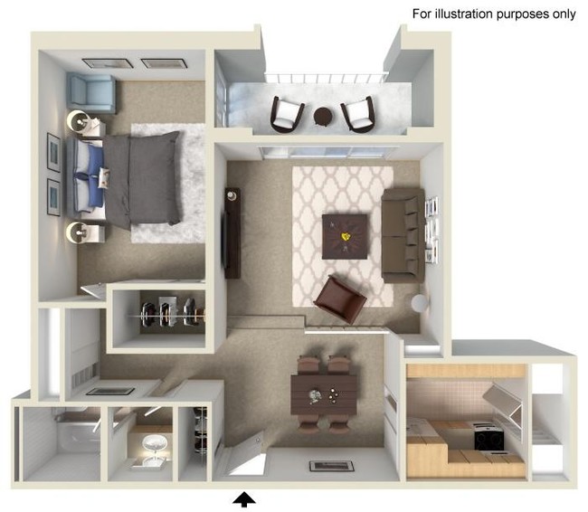 Floorplan - Serafino Square Luxury Apartments