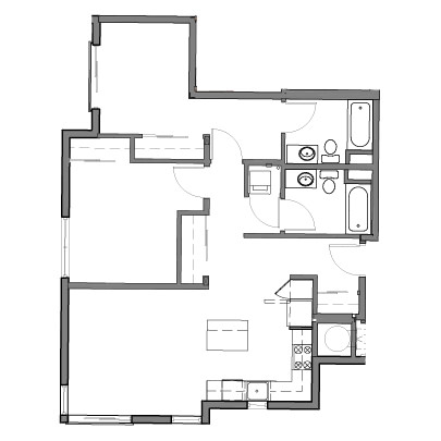 Floorplan - The Blake Apartments