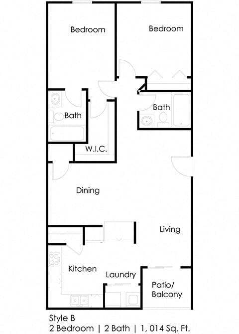 Floorplan - Regency Palms Apartments