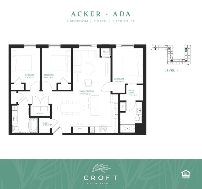 Floorplan - Croft at Rosecott