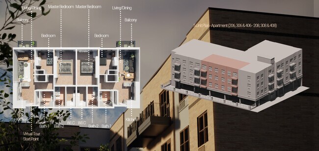 Floorplan - Gabriel Luxury Apartments-Call for details!