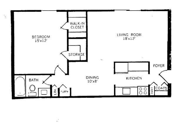 1BR/1BA - Garrison Forest Apartments