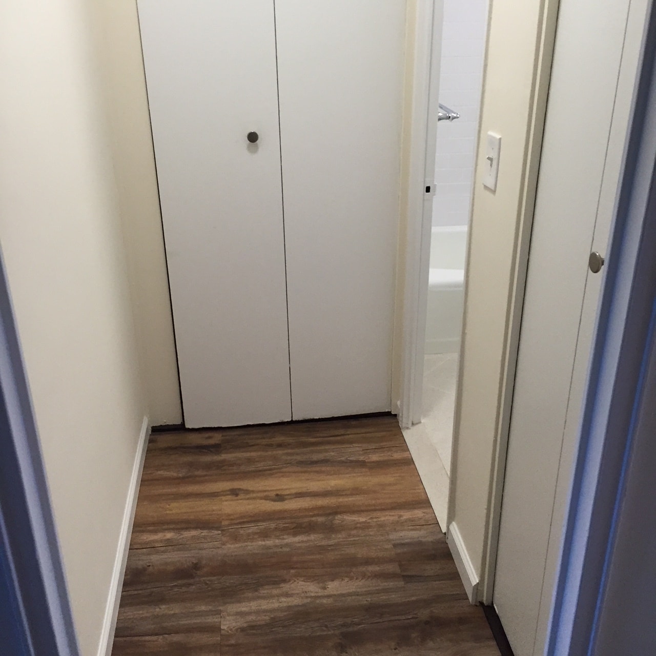 Hallway closet, entry to bath - 444 Bedford Street