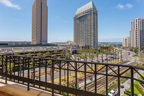 View from the balcony - 500 W Harbor Dr