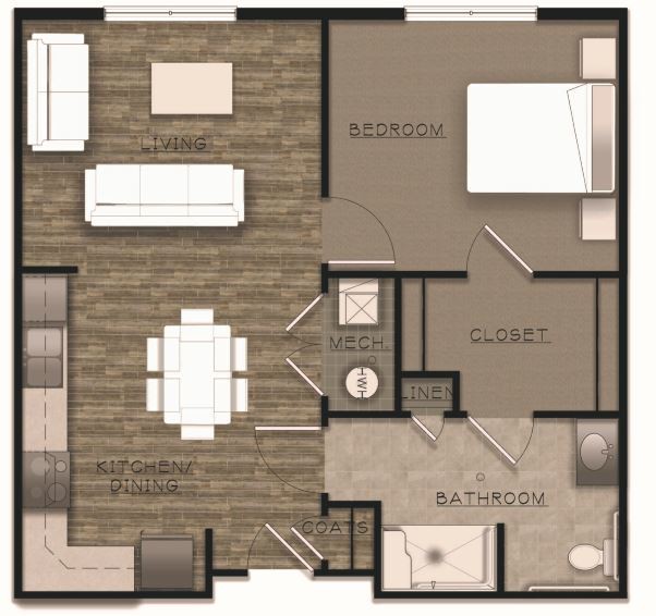 Floorplan - Willow Commons Apartments