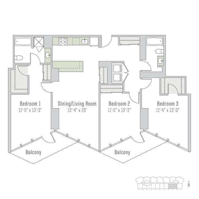 Floorplan - City Hyde Park