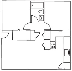 Floorplan - Vineyard Apartments