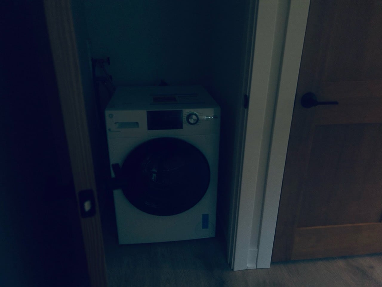 Washer/Dryer in closet. - 702 Union St