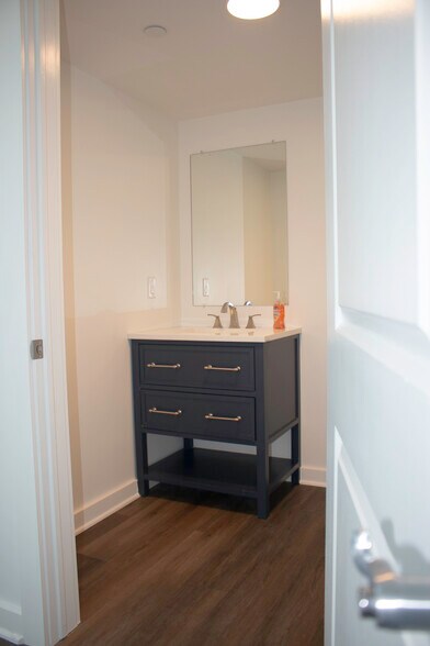 First floor half bath - 318 E 6th St