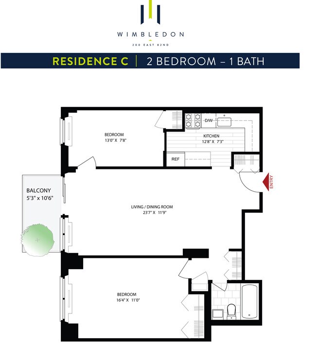 Floorplan - The Wimbledon