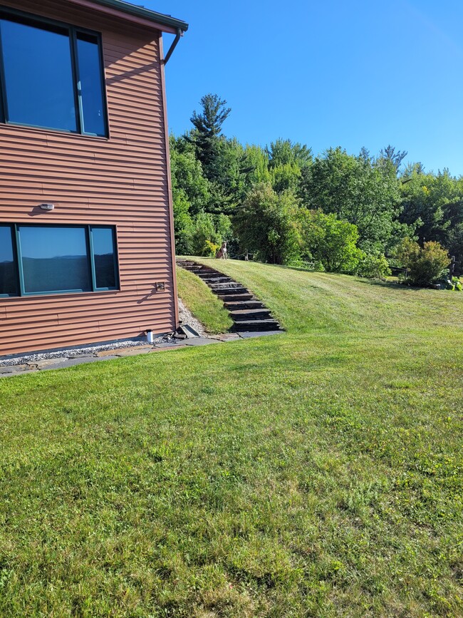 stairway from driveway - 673 Winch Hill Rd