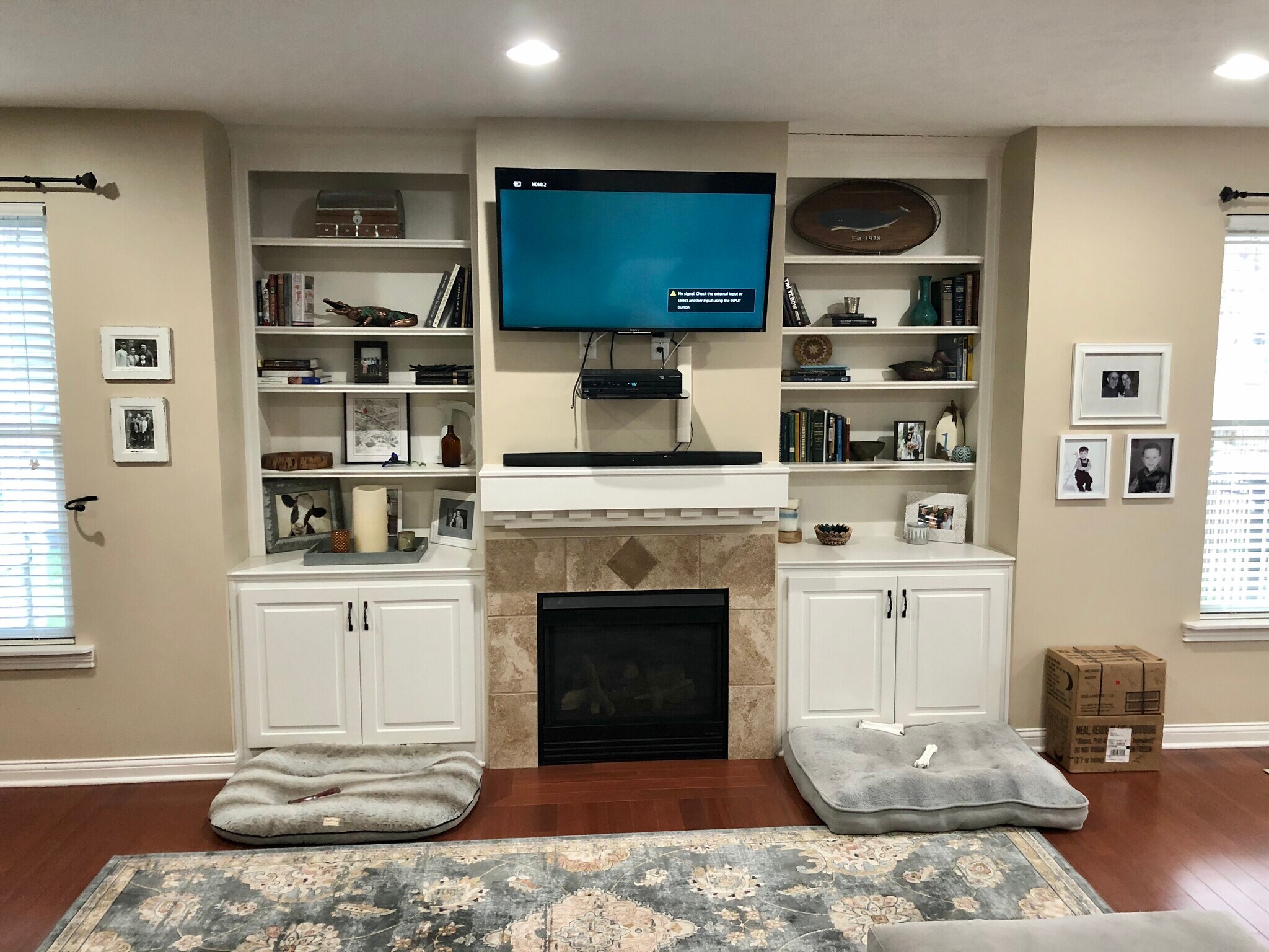 Built In and Gas Fireplace - 235 3rd Ave NE