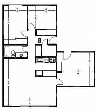 Floorplan - Bergen Apartments