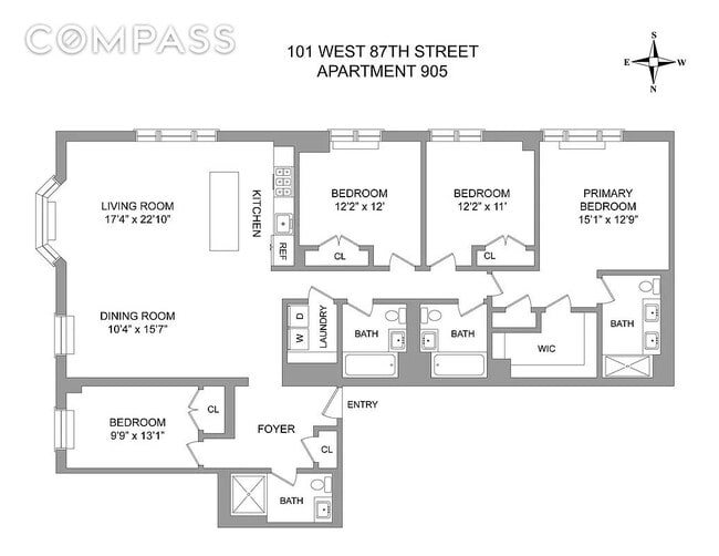 Building Photo - Sprawling UWS 4-Bedroom