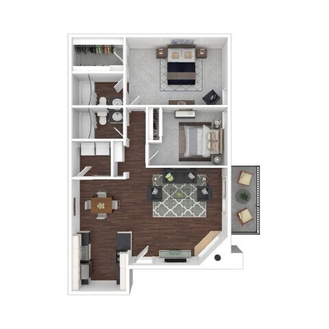 Floorplan - Miramar Apartments