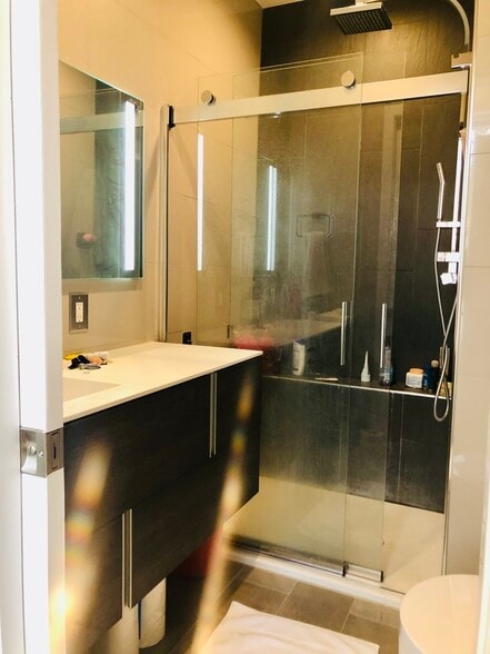 High-end finished modern bathroom - 179 V St NE