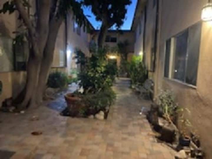 Evening View of Courtyard - 3705 Westwood Blvd