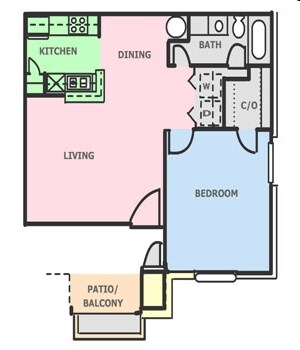 1BR/1BA - Winchester Place