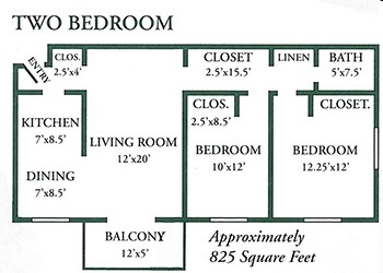 2BR/1BA - Woodlawn Terrace