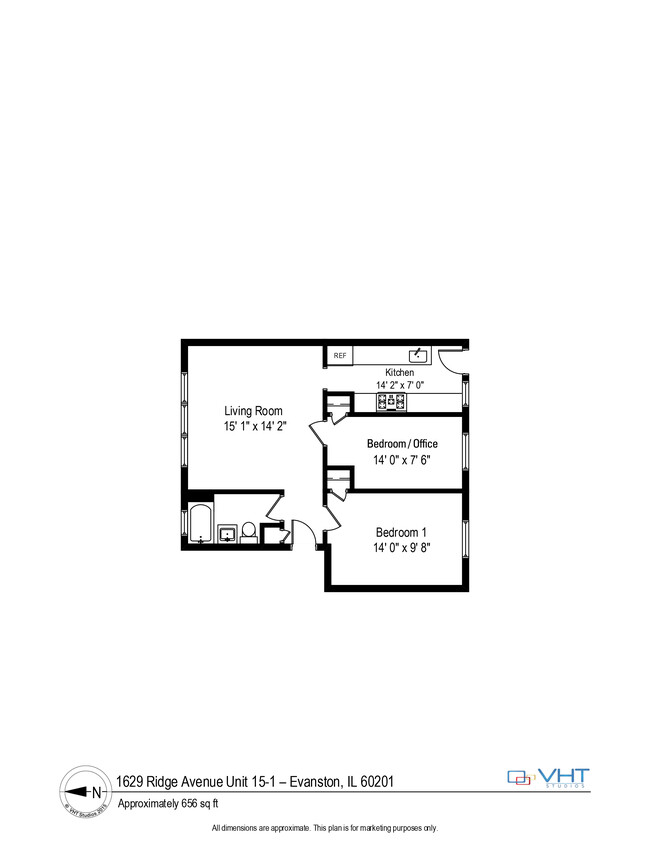 Floorplan - 1627-45 Ridge Ave.