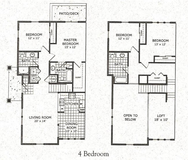 Four Bedroom - Martin Riley Apartments