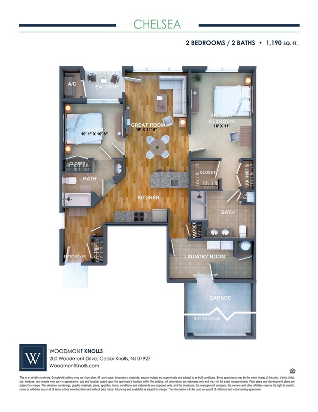 Floorplan - Woodmont Knolls