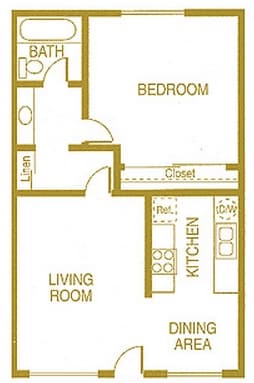 1BR/1BA - Casa Vista Apartments