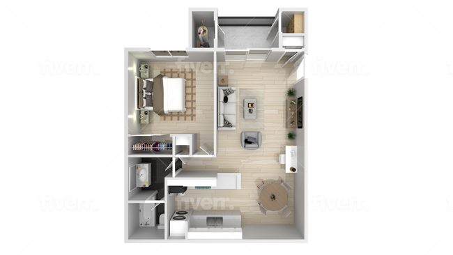 Floorplan - La Jolla Blue Apartments