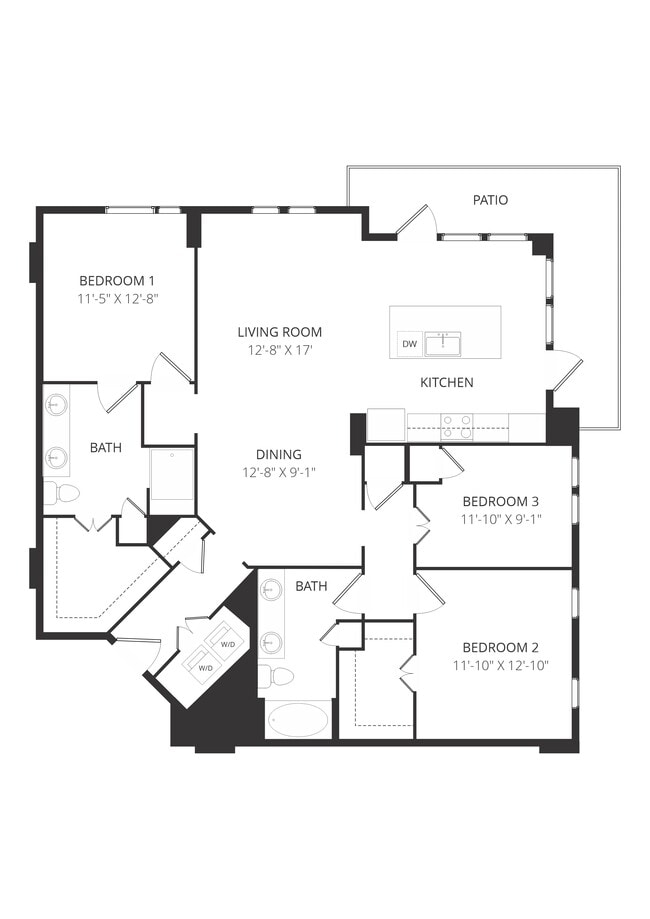 Floorplan - Lofts at Watters Creek Apartments