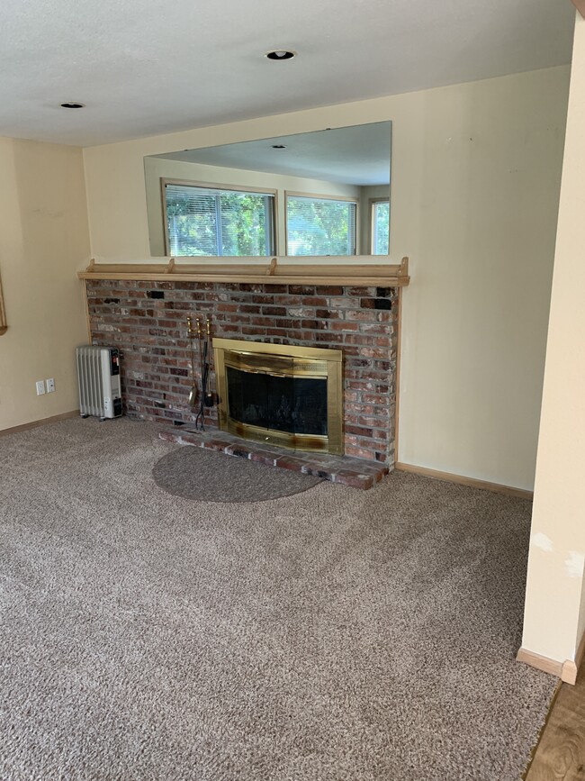 Wood burning fireplace - 15501 Spanaway Loop Rd S