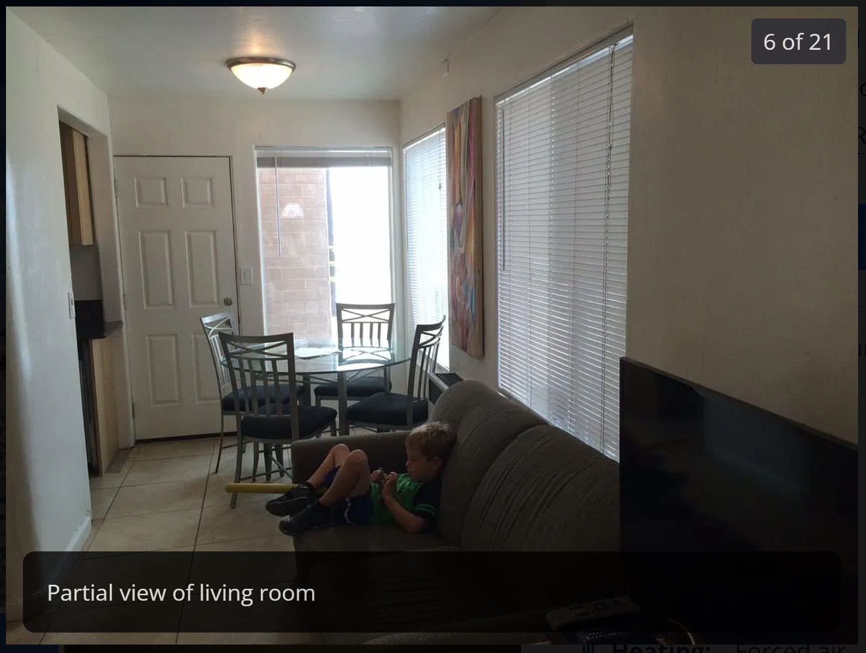 Portion of living room - 3990 Strandway