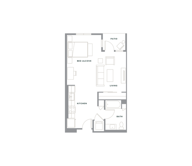 Floorplan - The Crosby at Hollywood Park