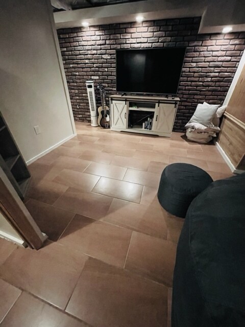 finished basement - 1701 Addison St