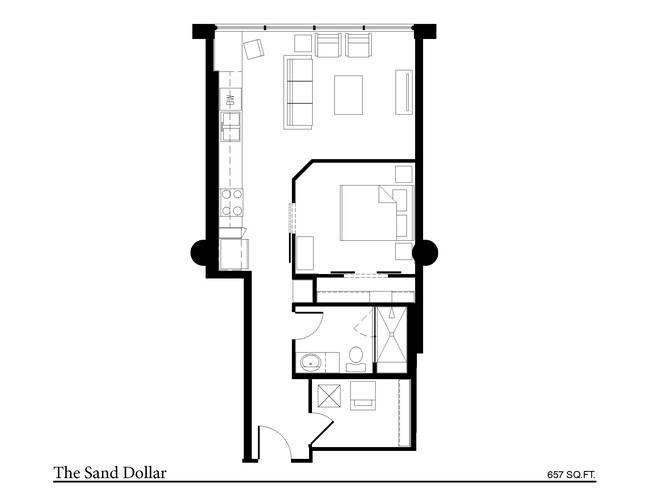 The Sand Dollar - The Roebuck Lofts