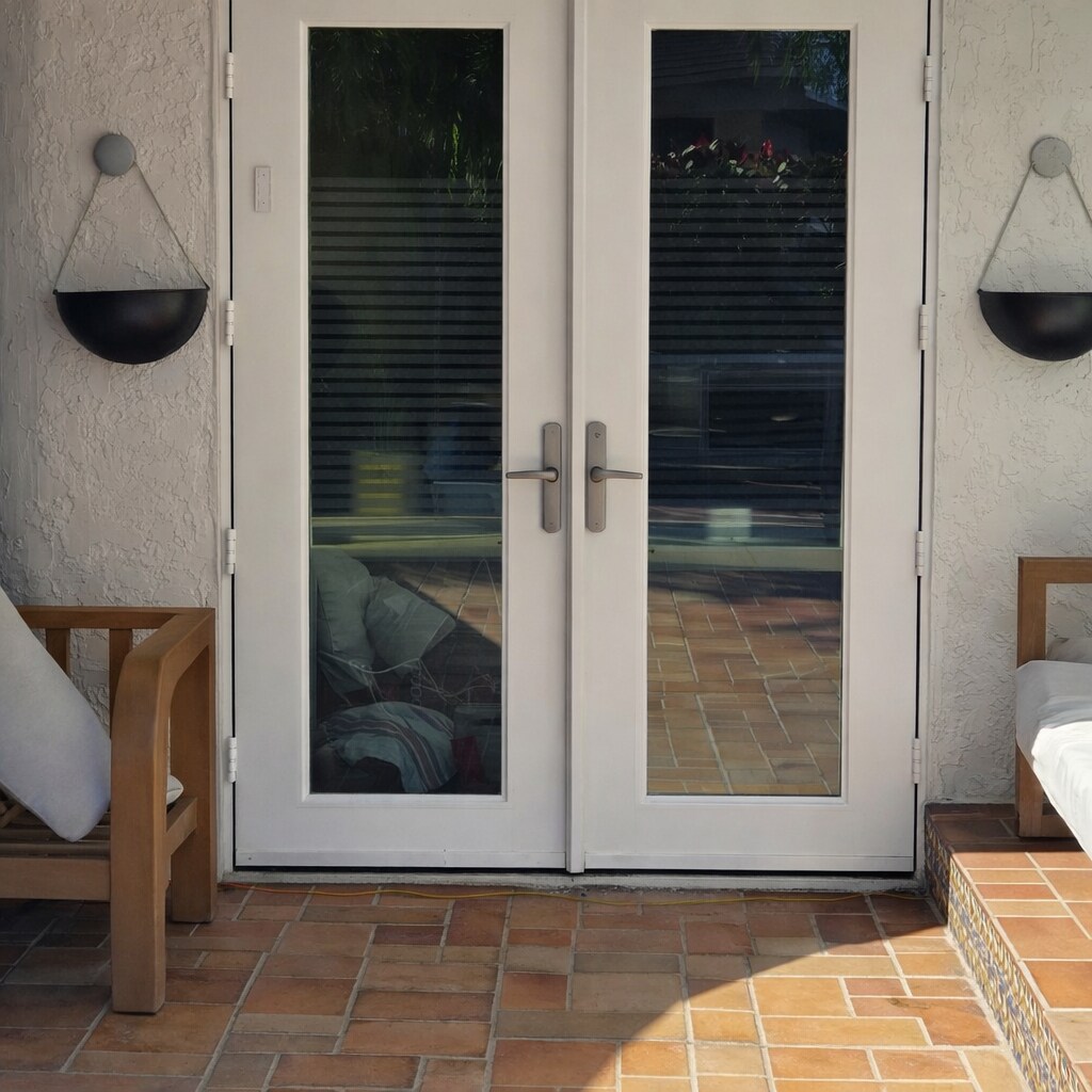 “Private impact French door entrance with 5-point security lock” - 14653 SW 145th Ter