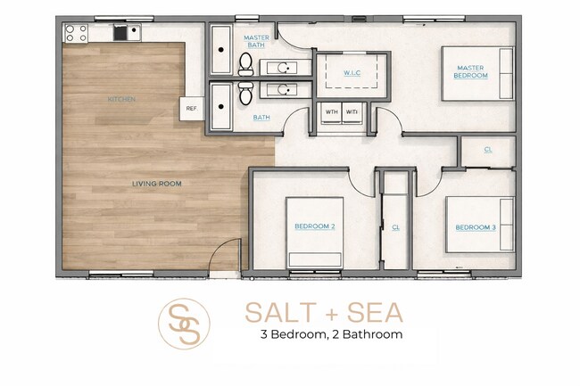 Floorplan - Salt + Sea - Luxury Coastal Apartments in Carlsbad Village