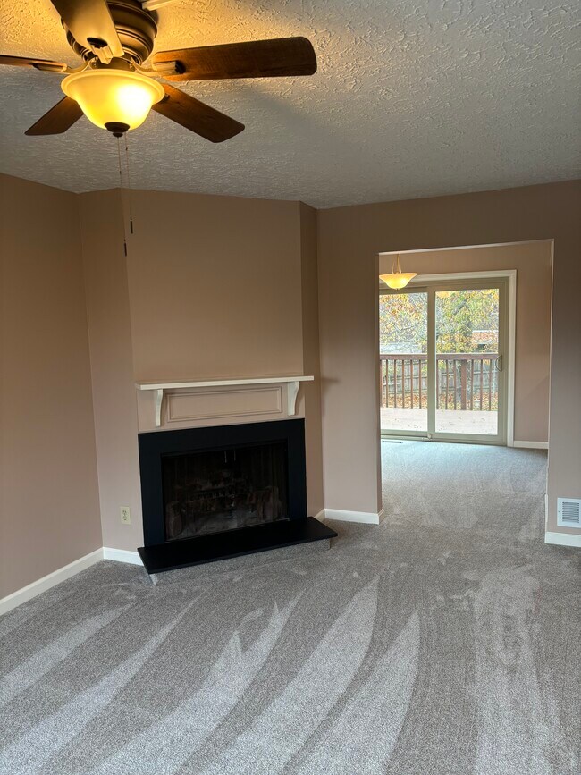 Livingroom, working wood fireplace - 3193 Camberly Dr