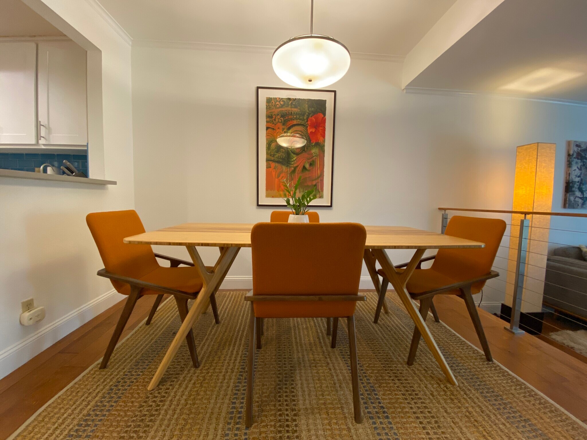 Dining room when it was staged (2023) - 6638 Clybourn Ave