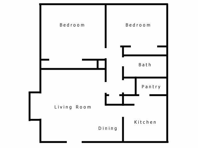 2BR/1BA - Derby Park Apartments