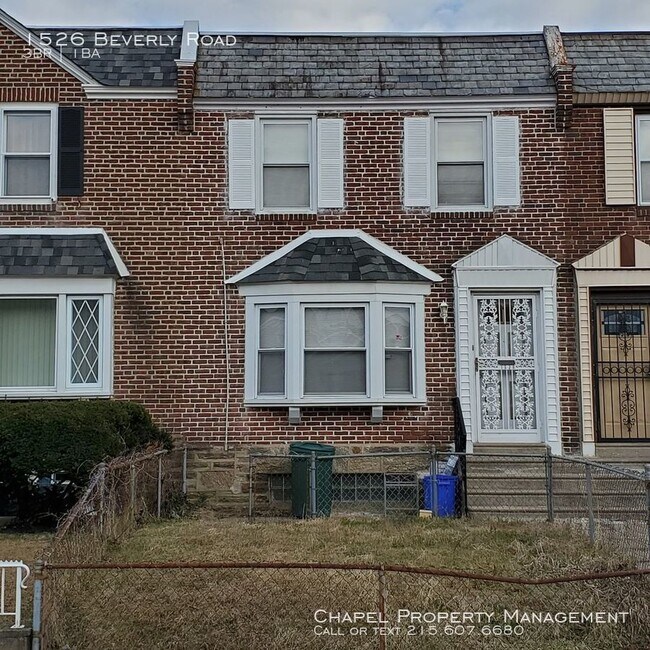 3 Bedroom House in West Oak Lane 1526 Beverly Rd Philadelphia PA