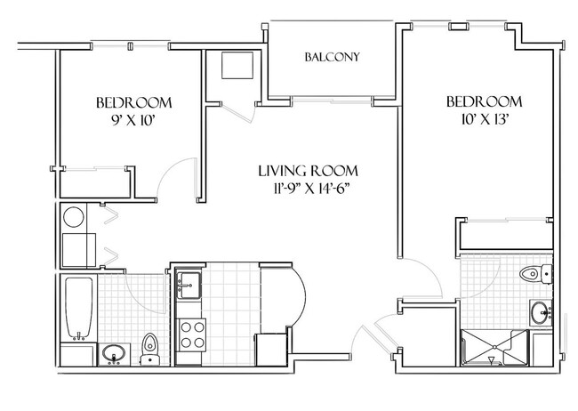 Floorplan - Twin Ponds Apartments