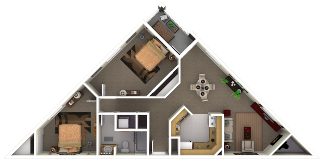 Floorplan - Quail Ridge Apartments