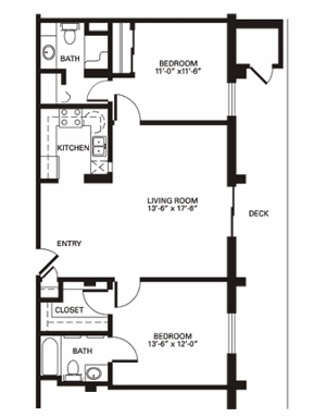 2BR/1.5BA Deluxe - Immanuel Village