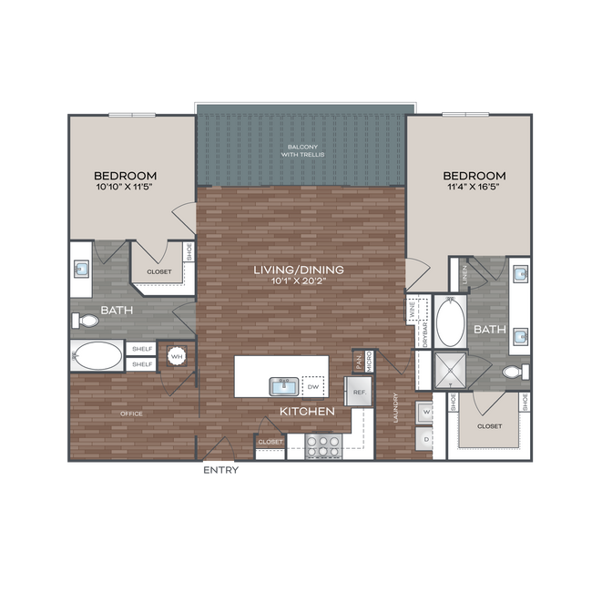 Floorplan - The Quincy at Kierland